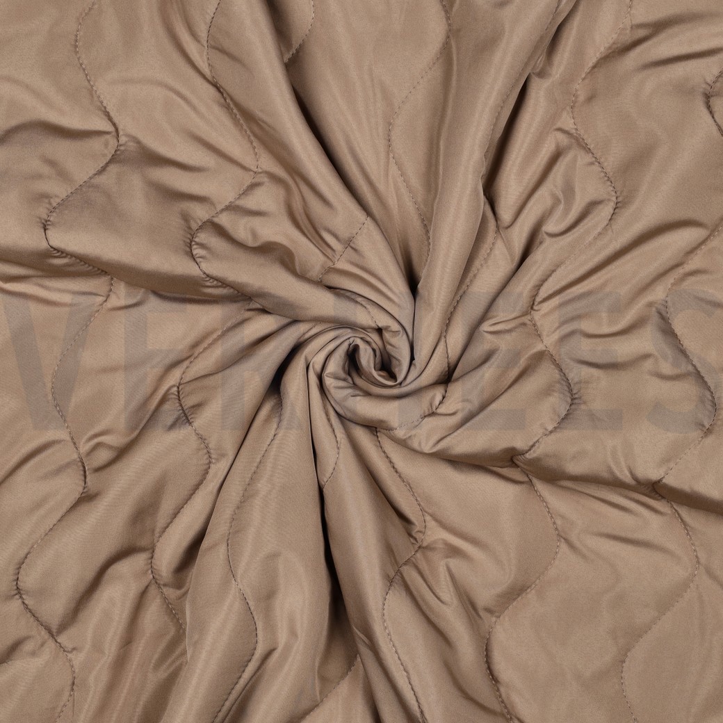 GEWATTEERD ZIG ZAG BEIGE #7