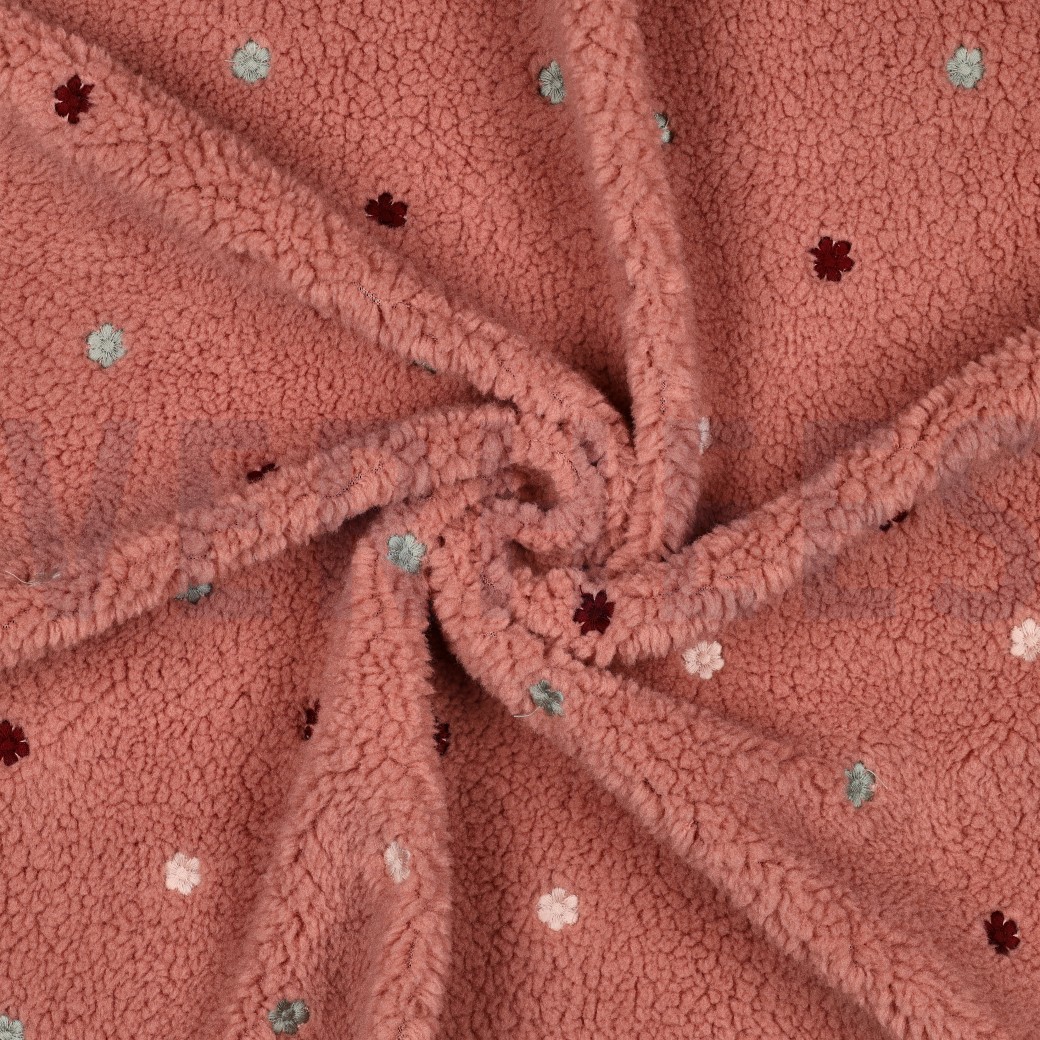 TEDDY EMBROIDERY BLOEMEN BLUSH #7