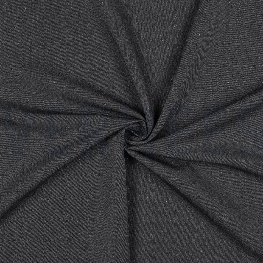 GABARDINE FOLIE SCHWARZ MELIERT #7