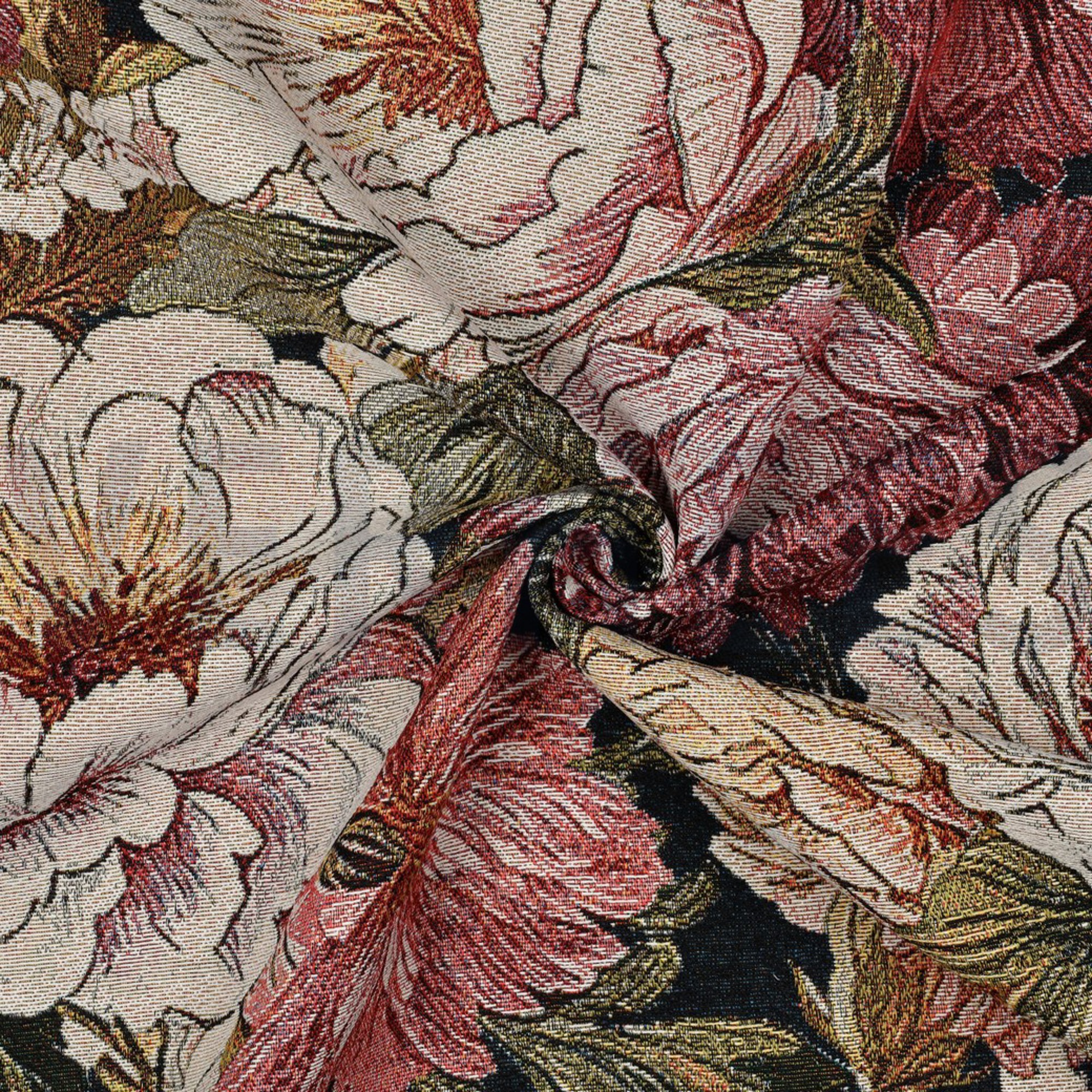 GOBELIN BLOEMEN MARINEBLAUW (high resolution) #3