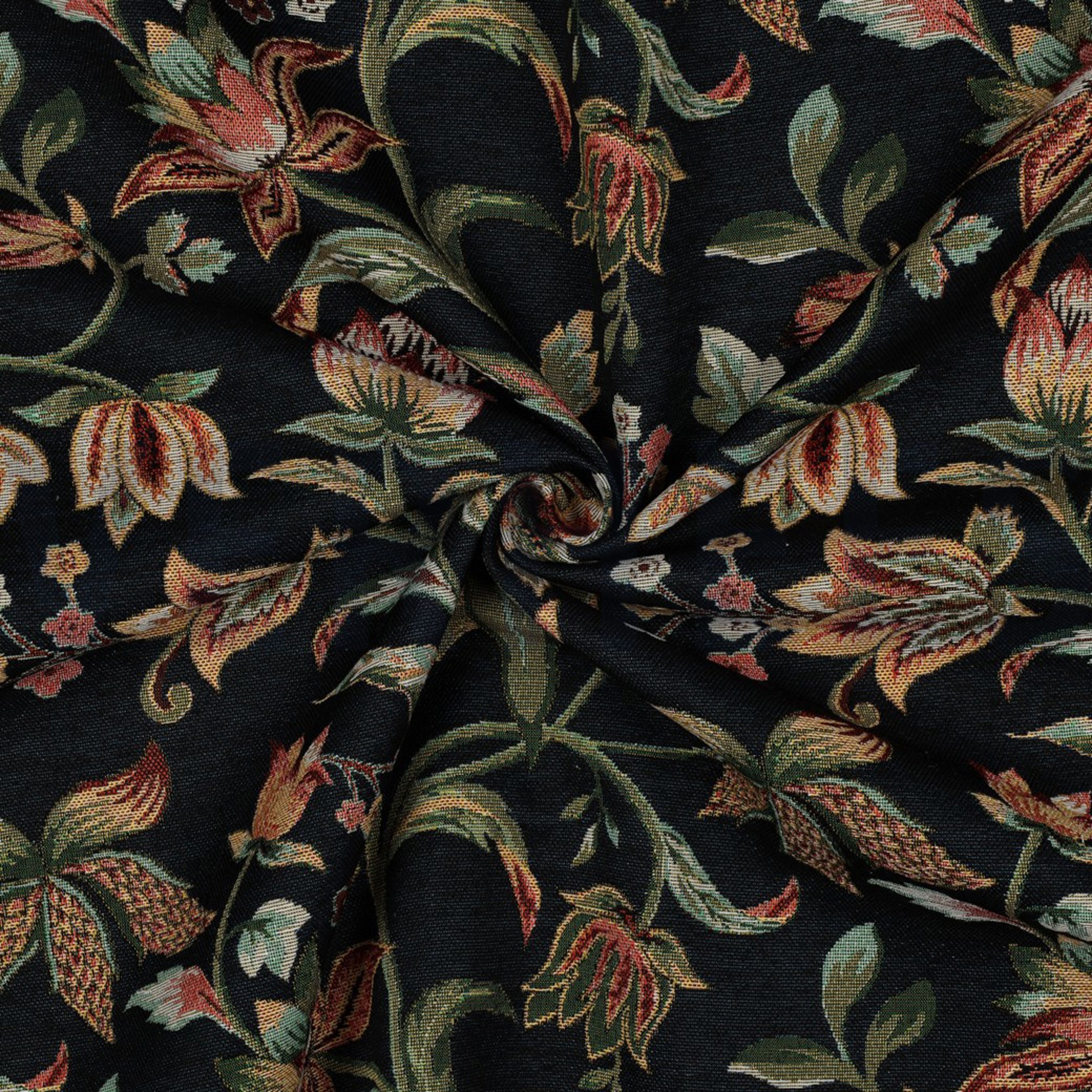 GOBELIN FLEURS BLEU MARINE (high resolution) #3