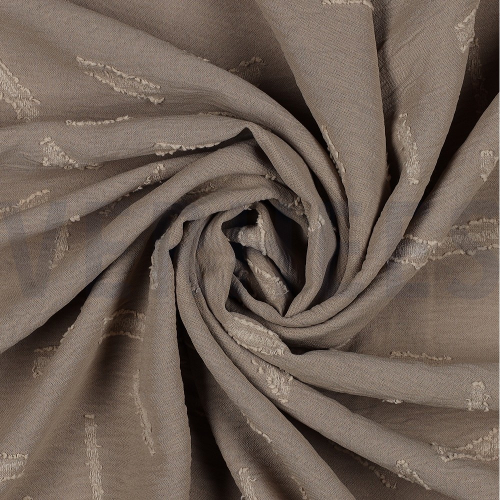 DOBBY JACQUARD STREPEN ZAND #7