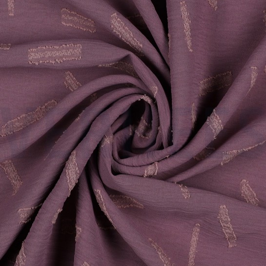 DOBBY JACQUARD STREIFEN ROSENHOLZ #7