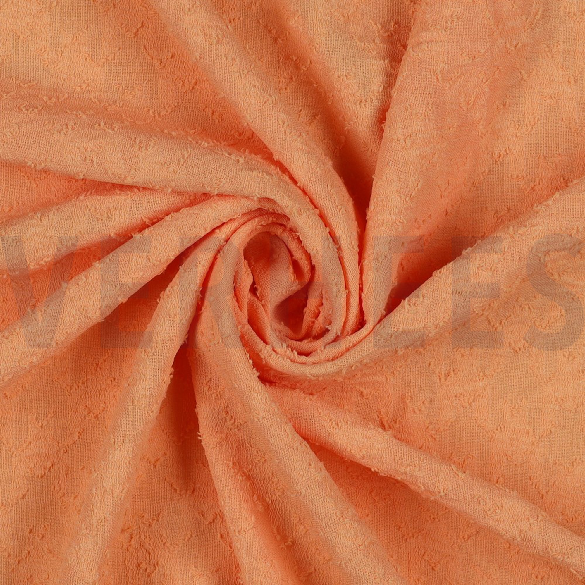 DOBBY JACQUARD GRAFISCH HELL APRIKOSE (high resolution) #3