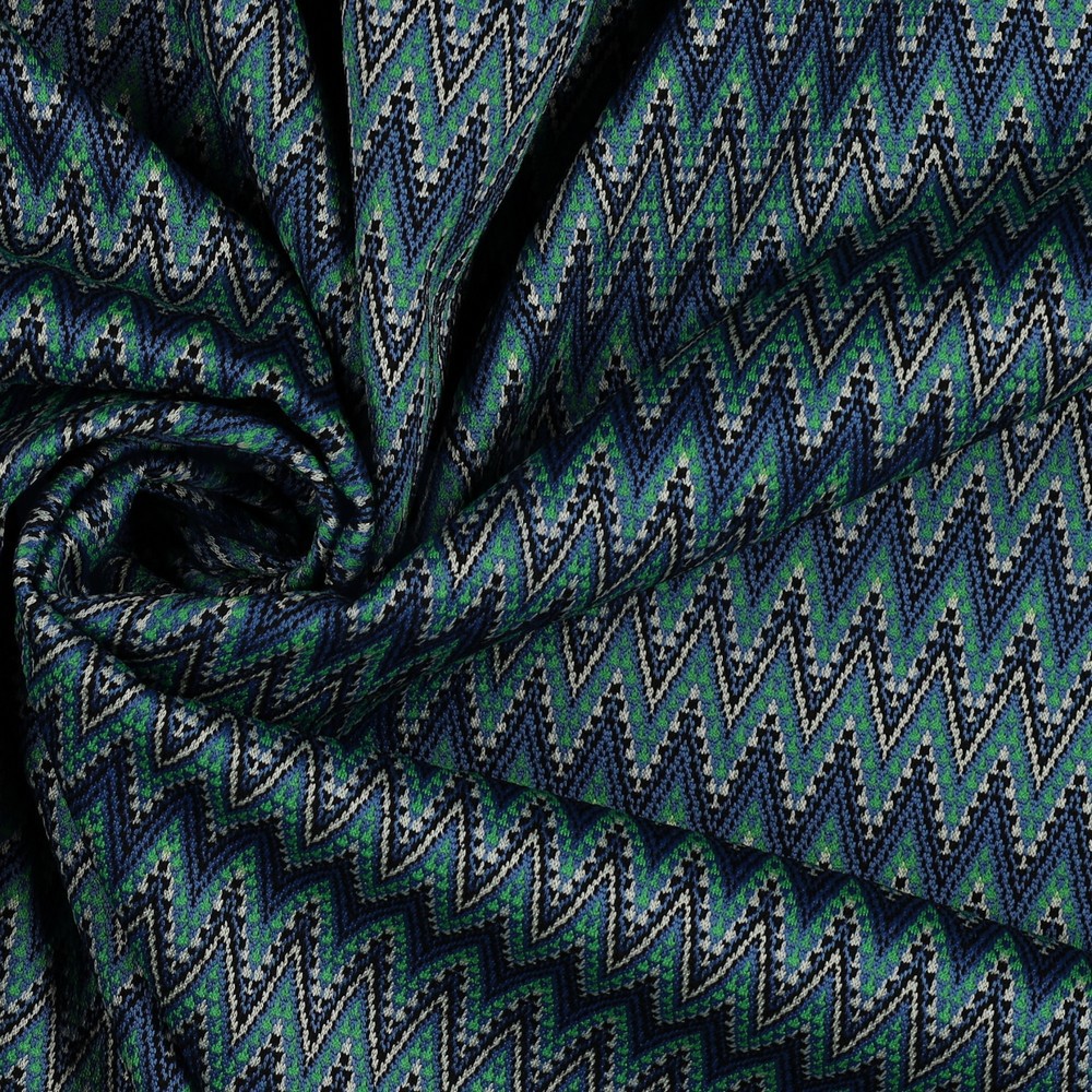 BREISEL JACQUARD DONKER KOBALTBLAUW #7