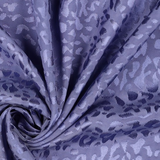VISCOSE JACQUARD ANIMAL SKIN LAVENDER #7