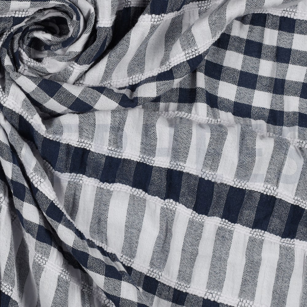 GARNFÄRBT STREIFEN MARINEBLAU #7