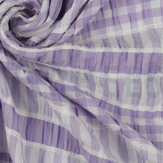 YARN DYED STRIPE LILAC #7