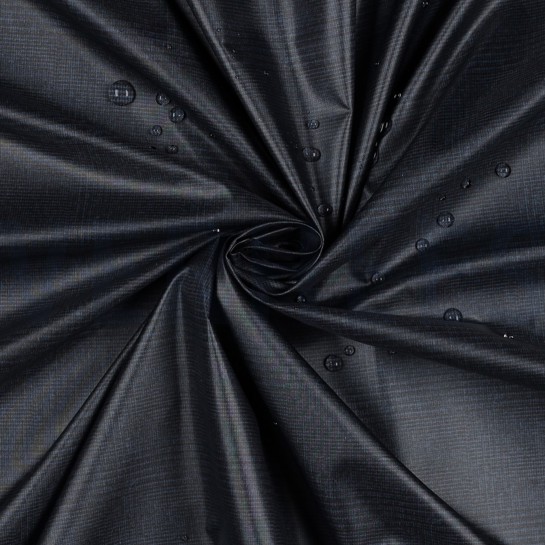 WATER REPELLENT DIGITAL CHECKS NAVY #7