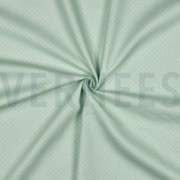 BAUMWOLLE POPELINE KLEINE PUNKTE MINZE (thumbnail) #3