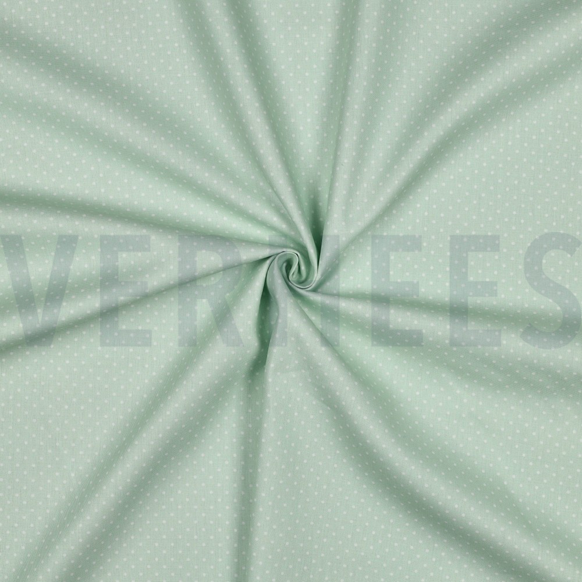 BAUMWOLLE POPELINE KLEINE PUNKTE MINZE (high resolution) #3