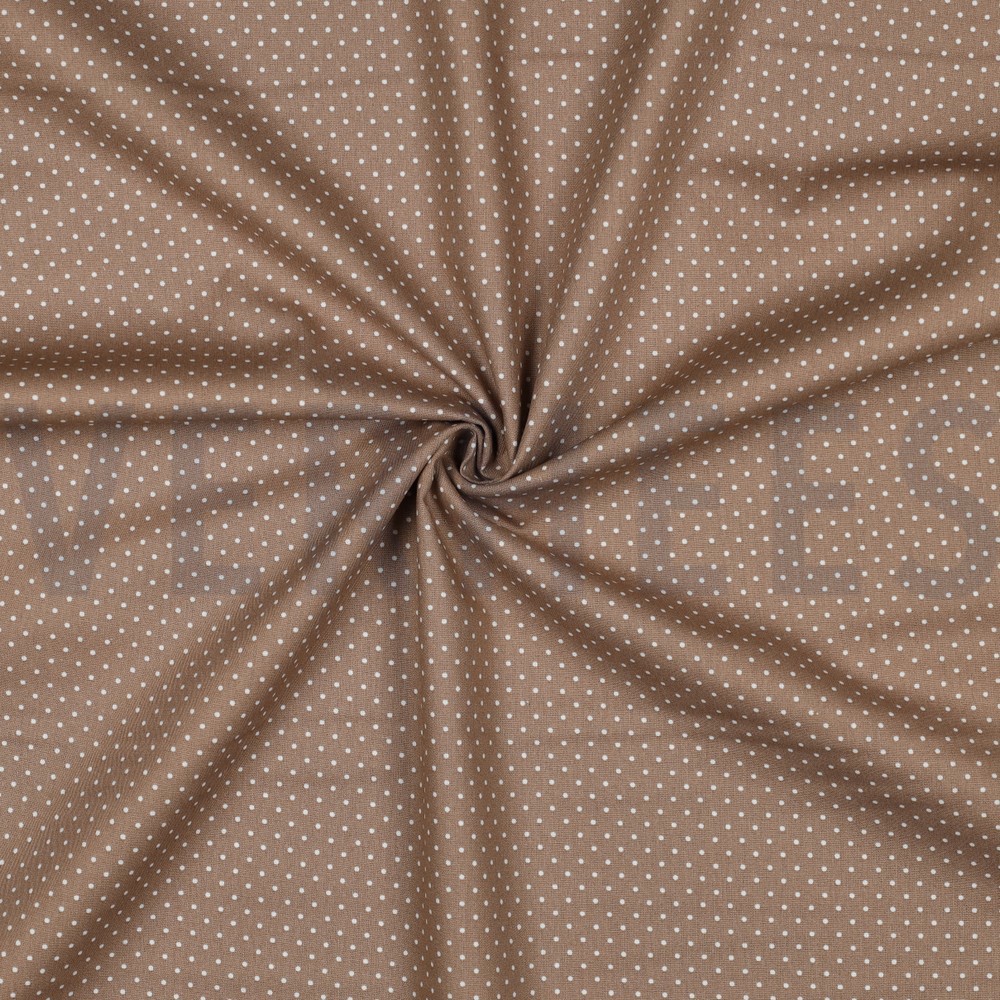 POPLIN PETIT DOTS TAUPE #7