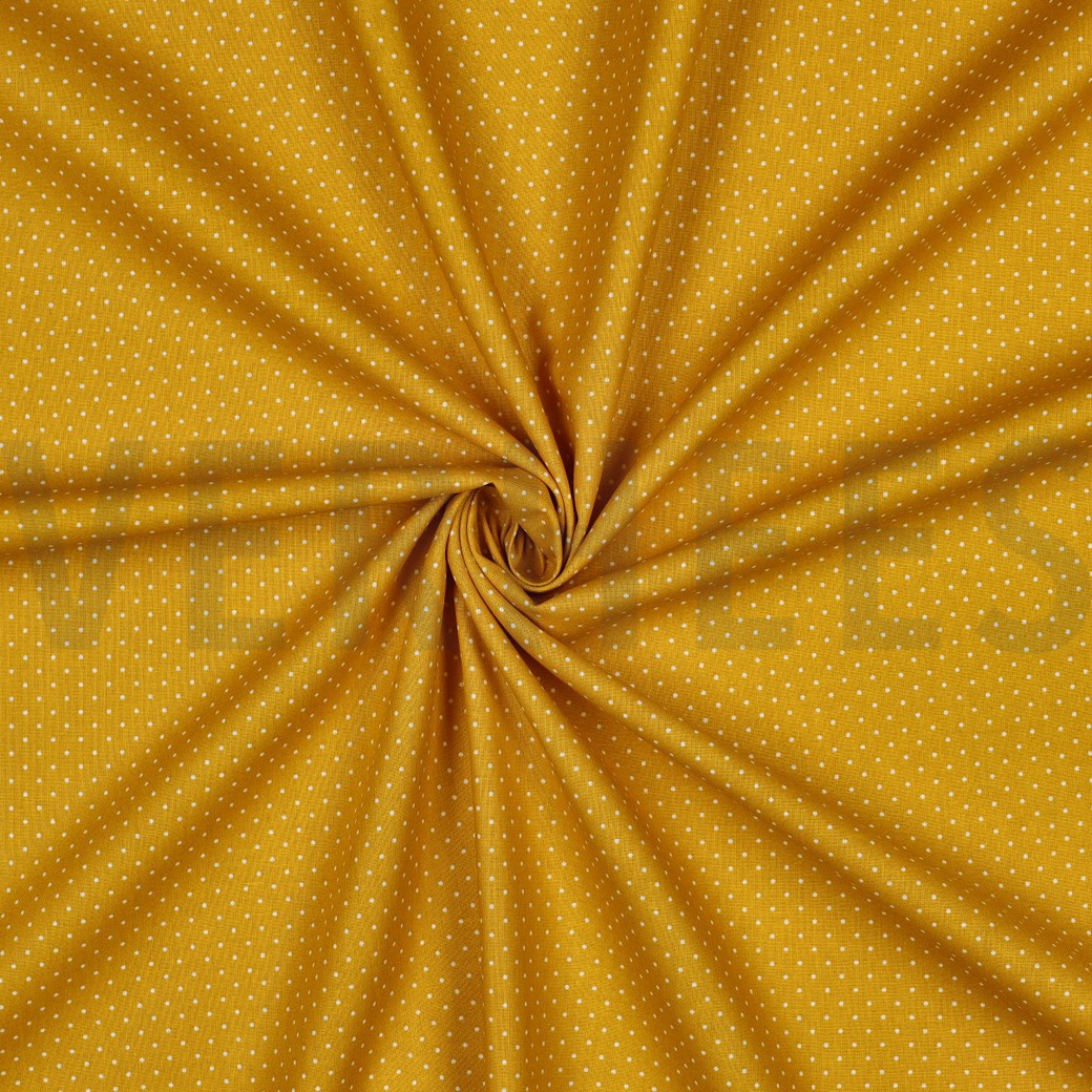 POPLIN PETIT DOTS OCHRE #7