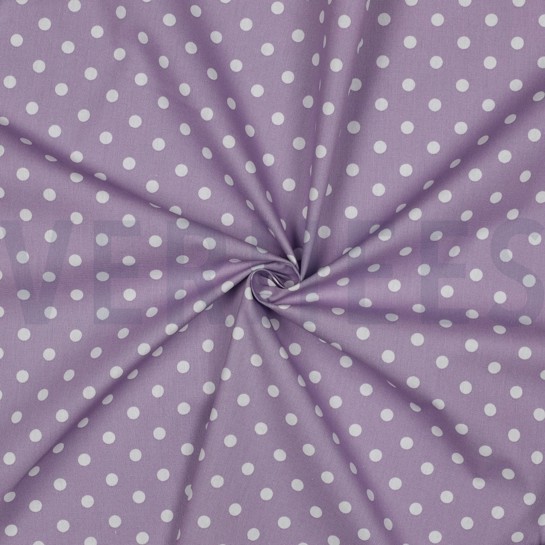 POPLIN DOTS LILAC #7