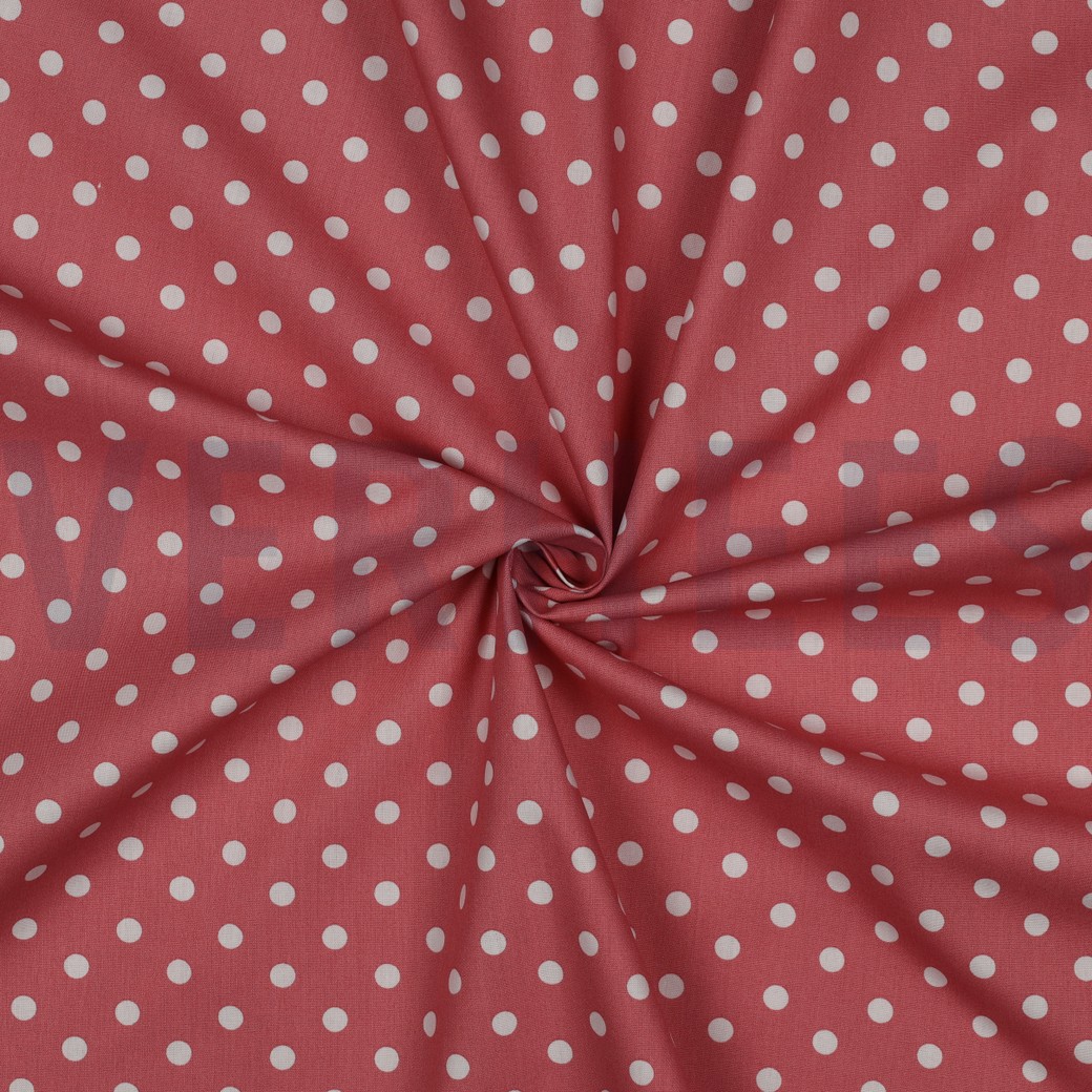 KATOENEN POPLIN STIPPEN BLUSH #7