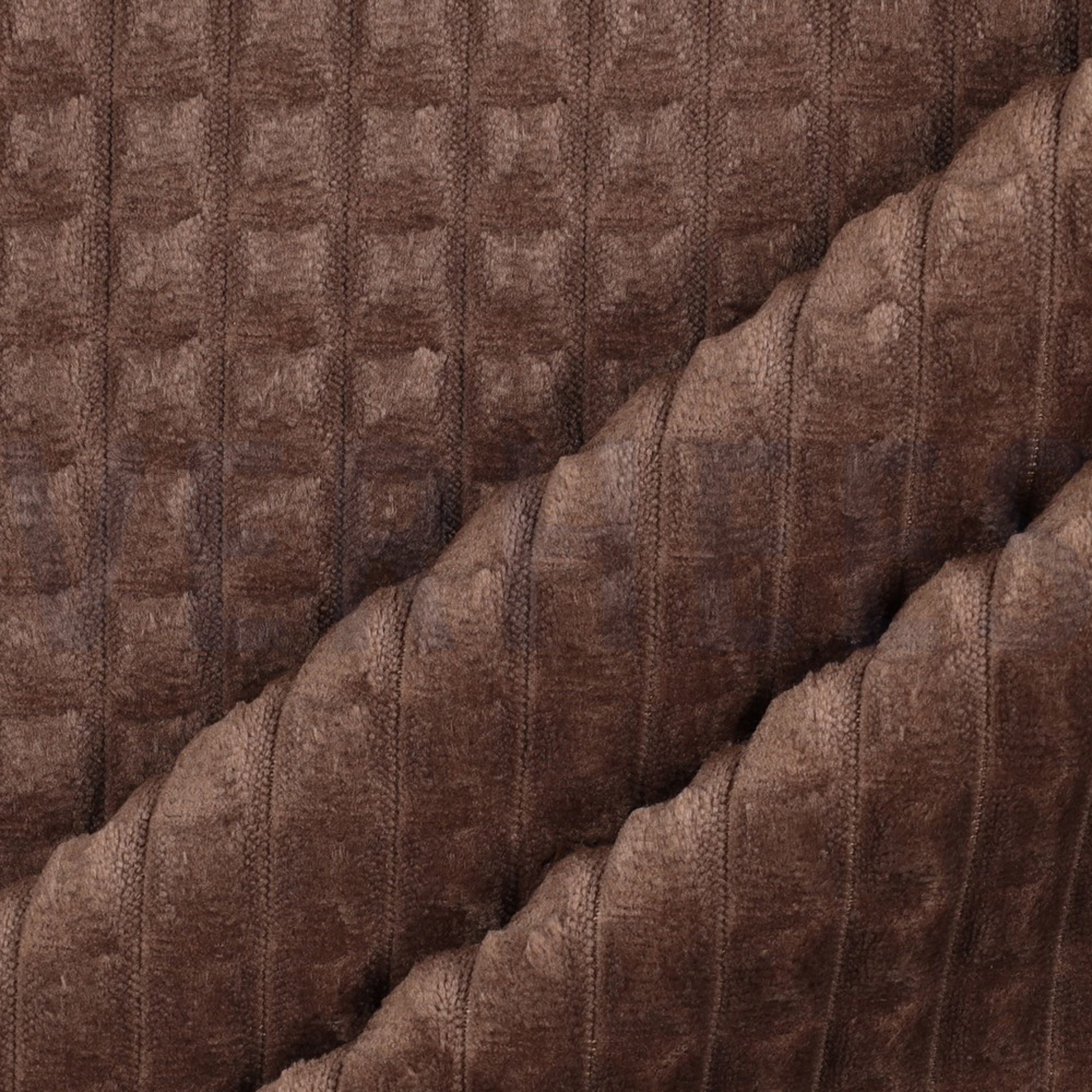VELOURS DECO VIERKANT BRUIN (high resolution) #3