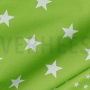 BAUMWOLLE POPELINE STERNE LIMETTE (thumbnail) #3