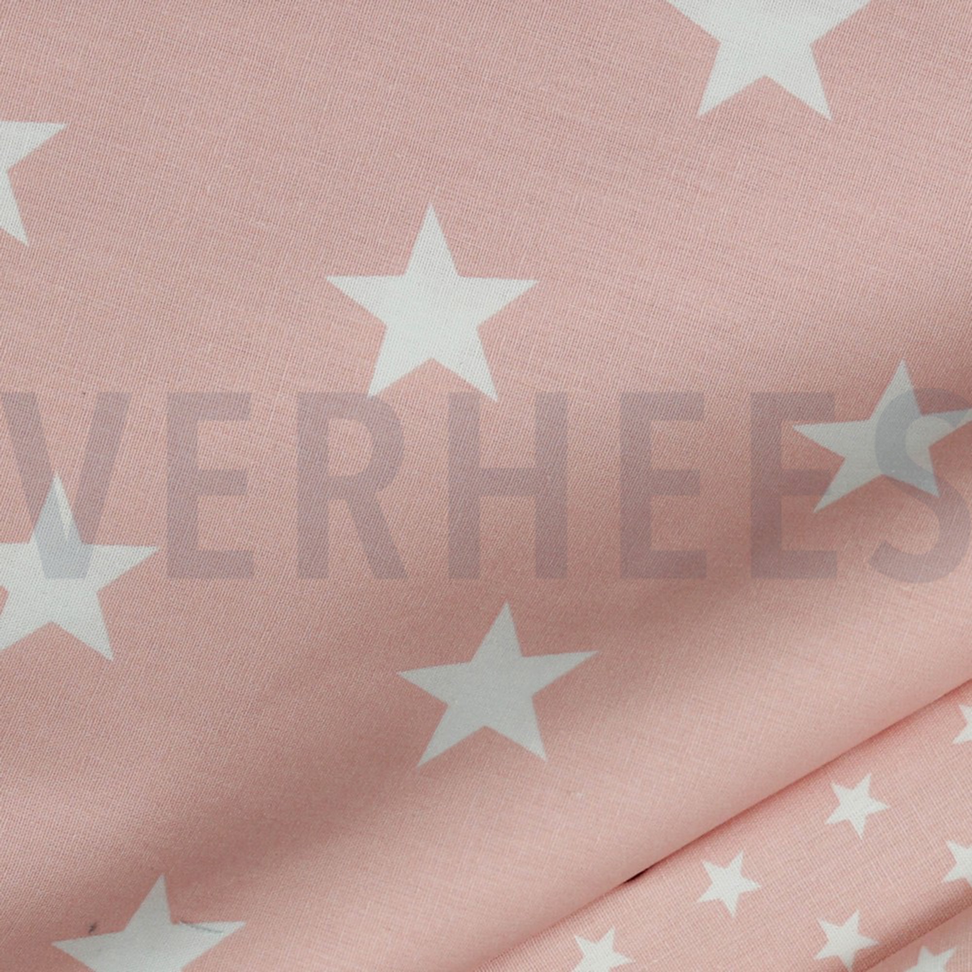 POPLIN STARS OLD ROSE (high resolution) #3