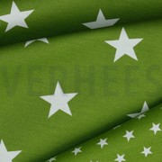 POPELINE DE COTON ÉTOILES VERT (thumbnail) #3
