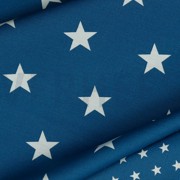 BAUMWOLLE POPELINE STERNE BLAU (thumbnail) #3