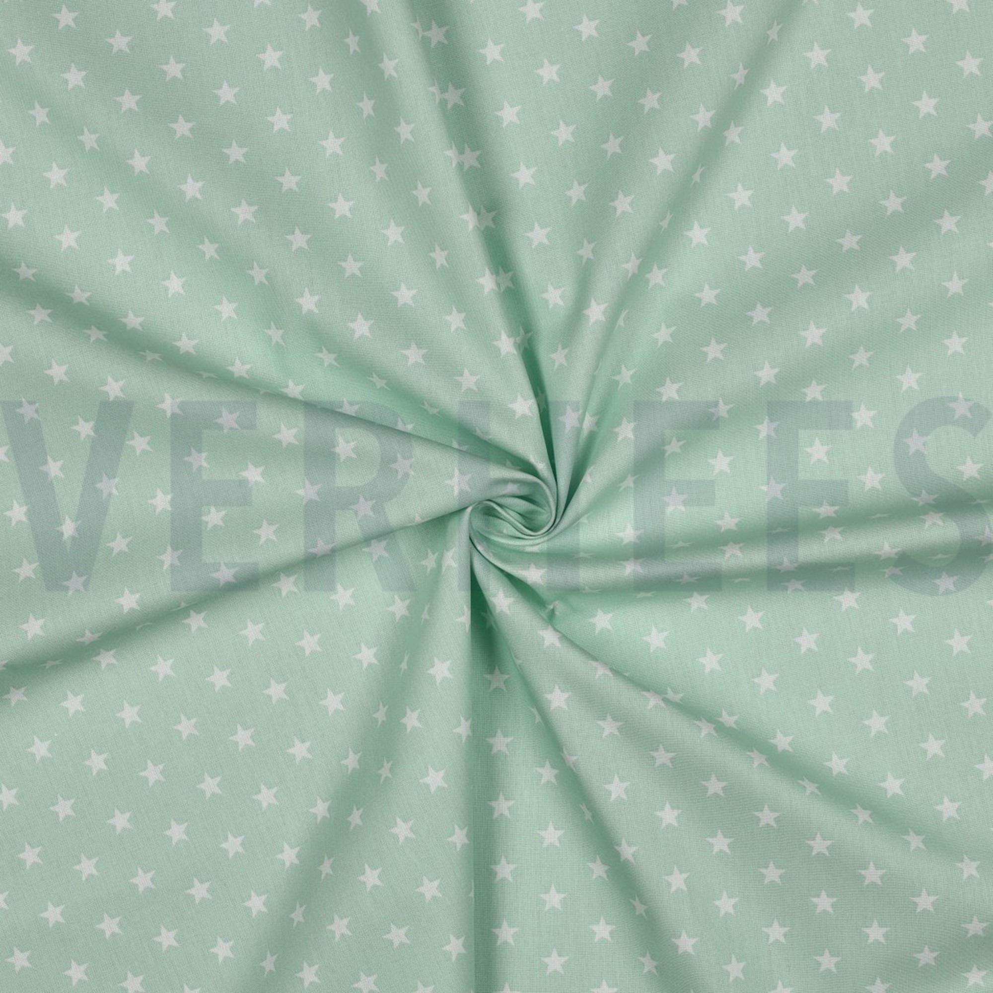 POPLIN PETIT STARS MINT (high resolution) #3