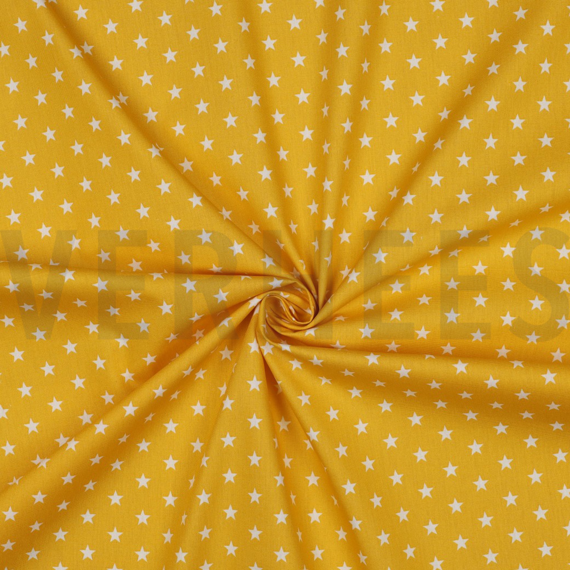 POPLIN PETIT STARS YELLOW (high resolution) #3