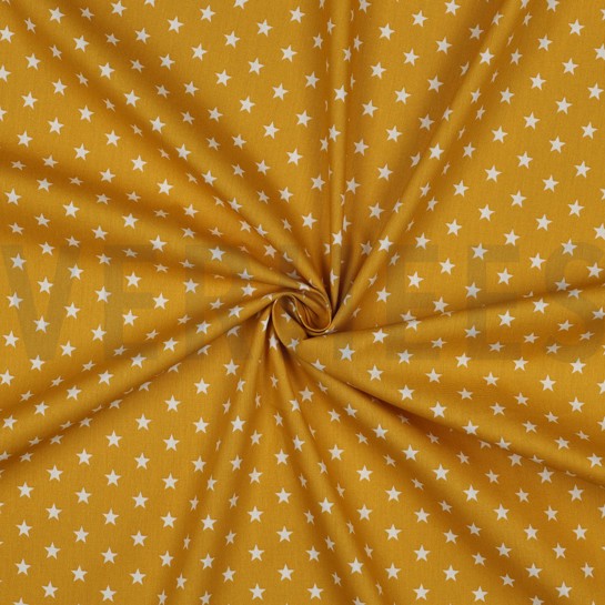 POPLIN PETIT STARS OCHRE #7