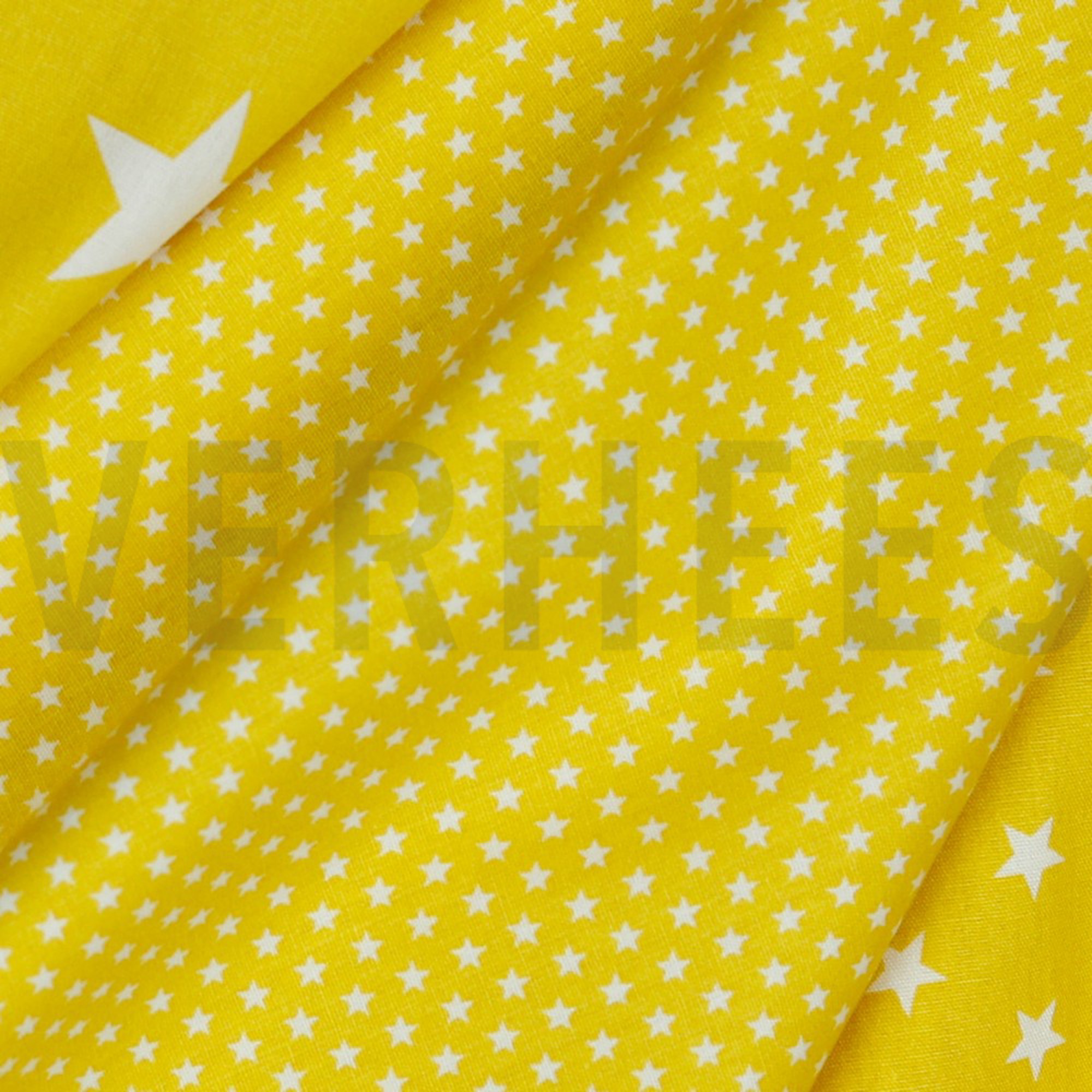 POPLIN MINI STARS YELLOW (high resolution) #3