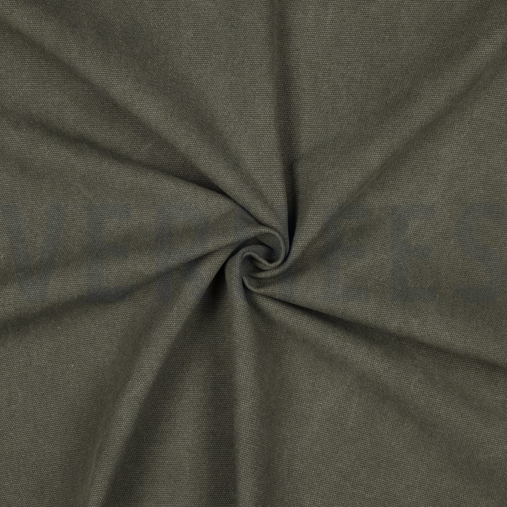 CANVAS STONEWASHED LEGERGROEN #7