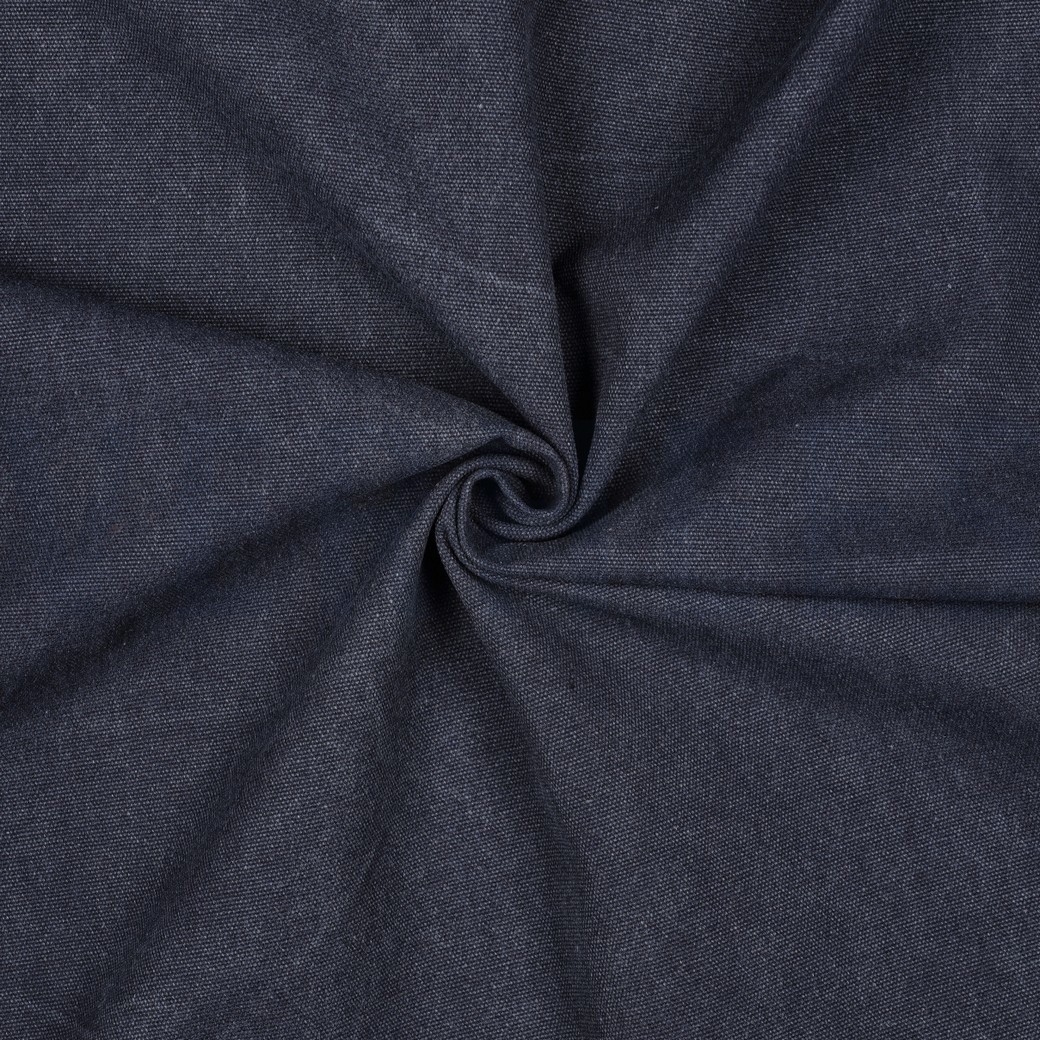 TOILE CANVAS STONEWASHED BLEU MARINE #7