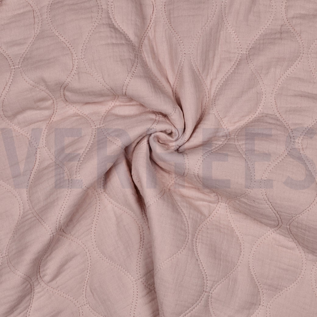 DOUBLE GAUZE QUILT SOFT ROSE #7