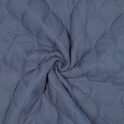 DOUBLE GAUZE QUILT JEANSBLAUW (thumbnail) #3
