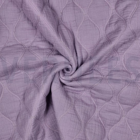 DOUBLE GAUZE QUILT LILAC #7