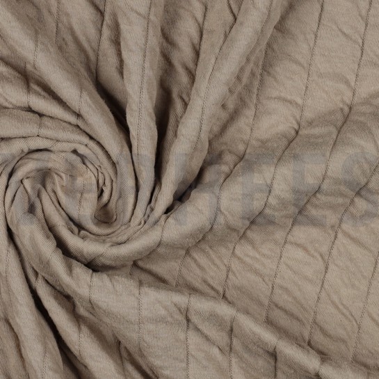 GESTEPPTES JERSEY STREIFEN SAND #7
