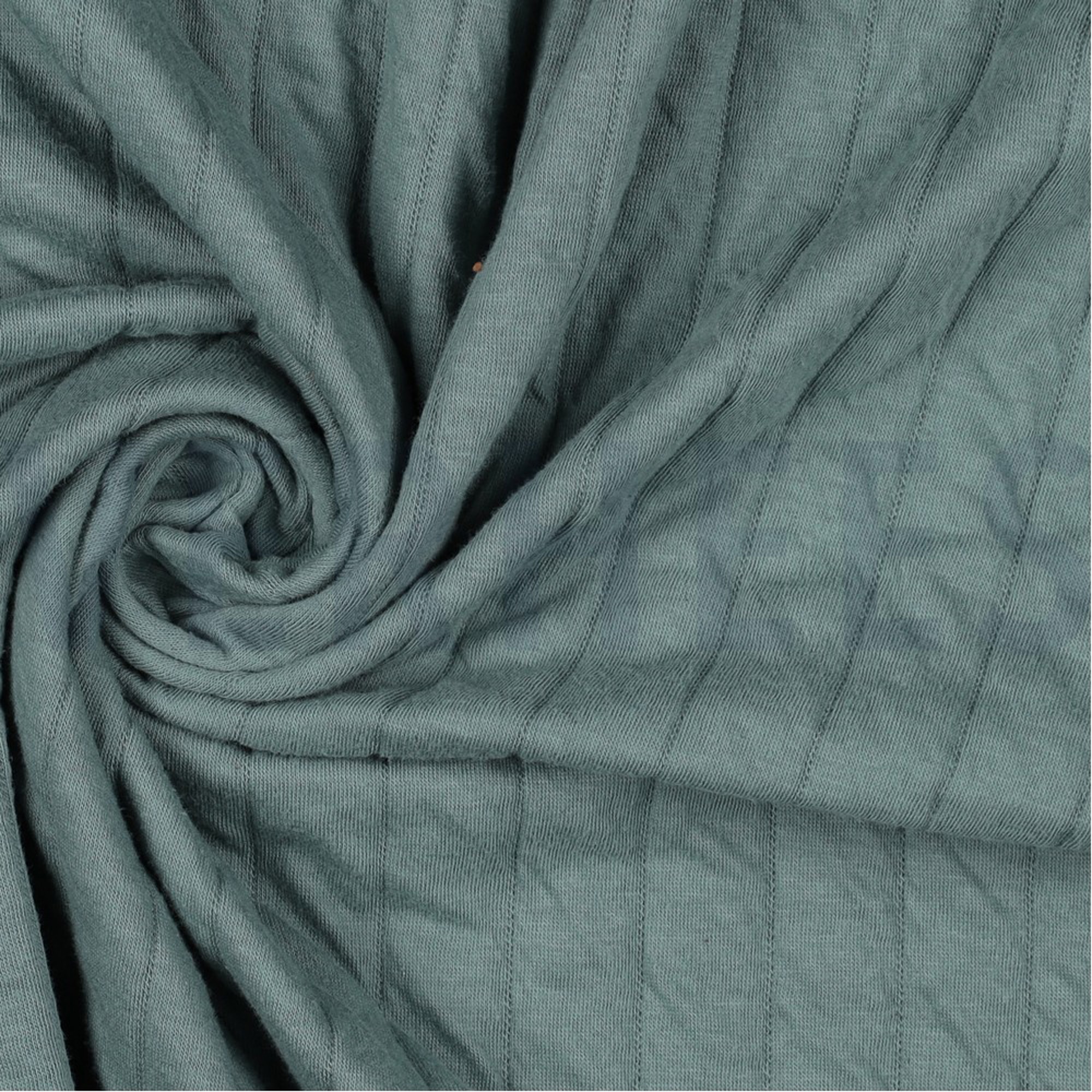 GEQUILTE JERSEY STREPEN JADE (high resolution) #3