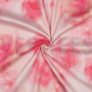 BAUMWOLLE SATIN DIGITAL BLUMEN ROSA (thumbnail) #3