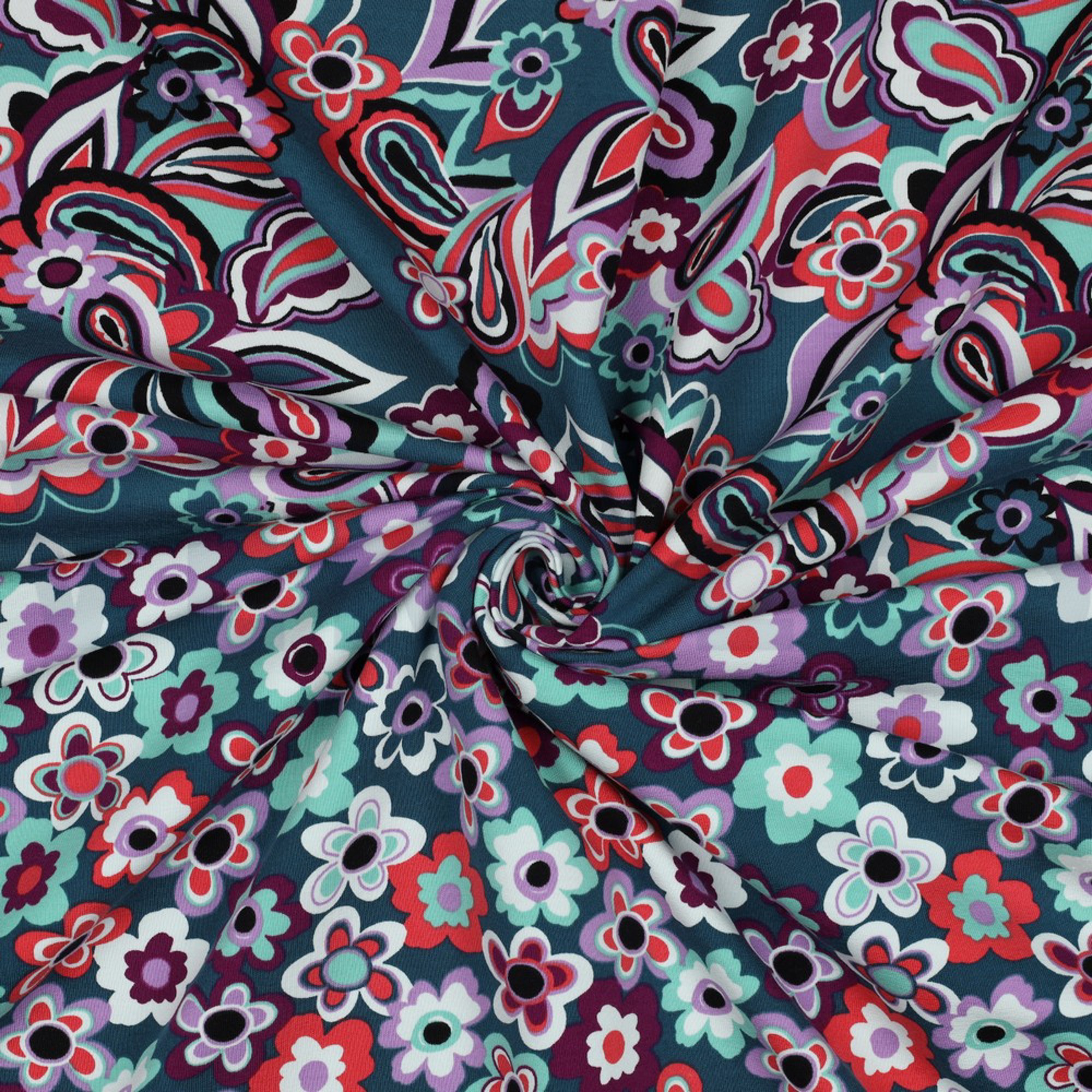 FRENCH TERRY BLOEMEN PETROL (high resolution) #3