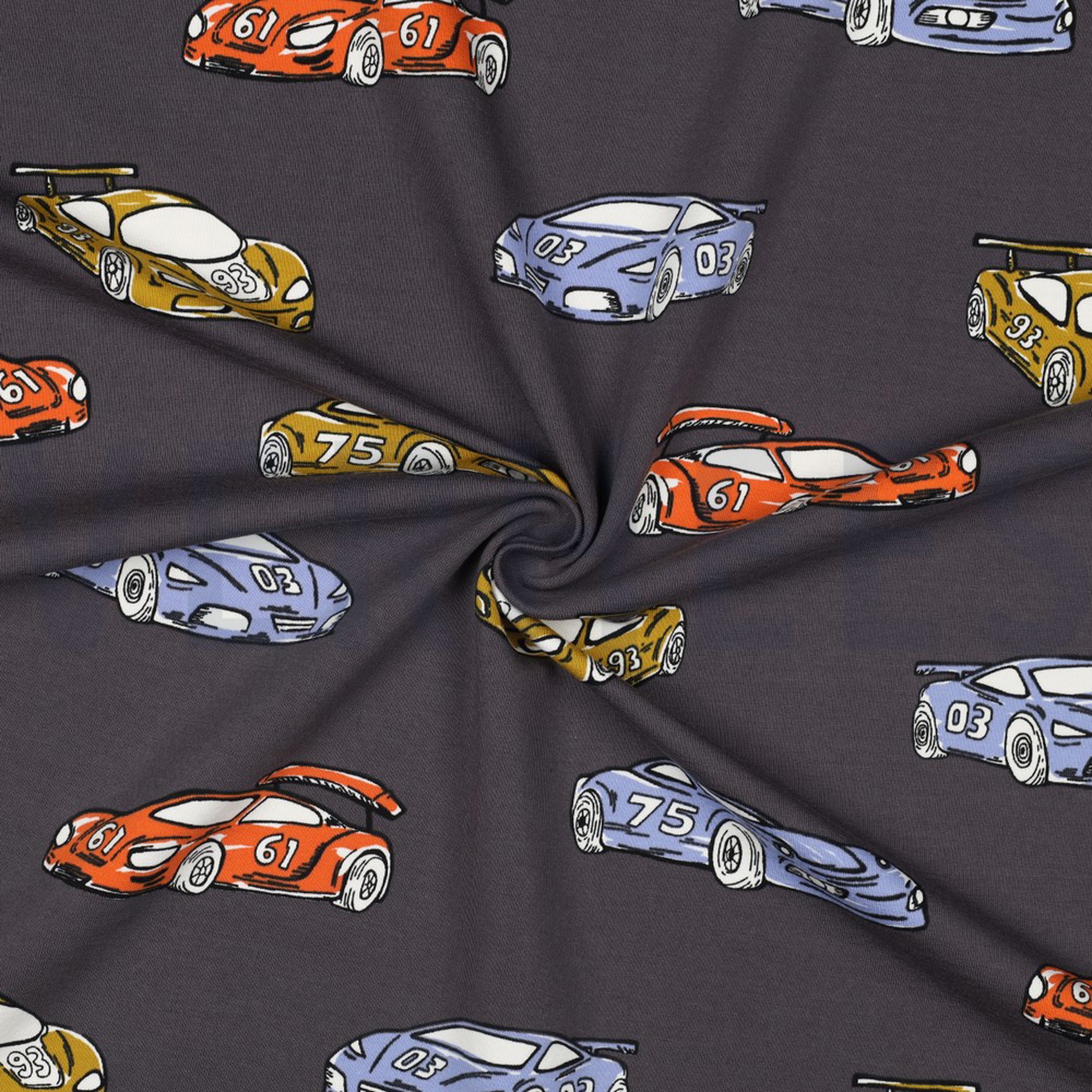 FRENCH TERRY RACEAUTO’S GRIJS (high resolution) #3