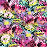 FRENCH TERRY DIGITAL MANGA FUCHSIA (thumbnail) #3