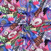 FRENCH TERRY DIGITAAL MANGA KOBALTBLAUW (thumbnail) #3