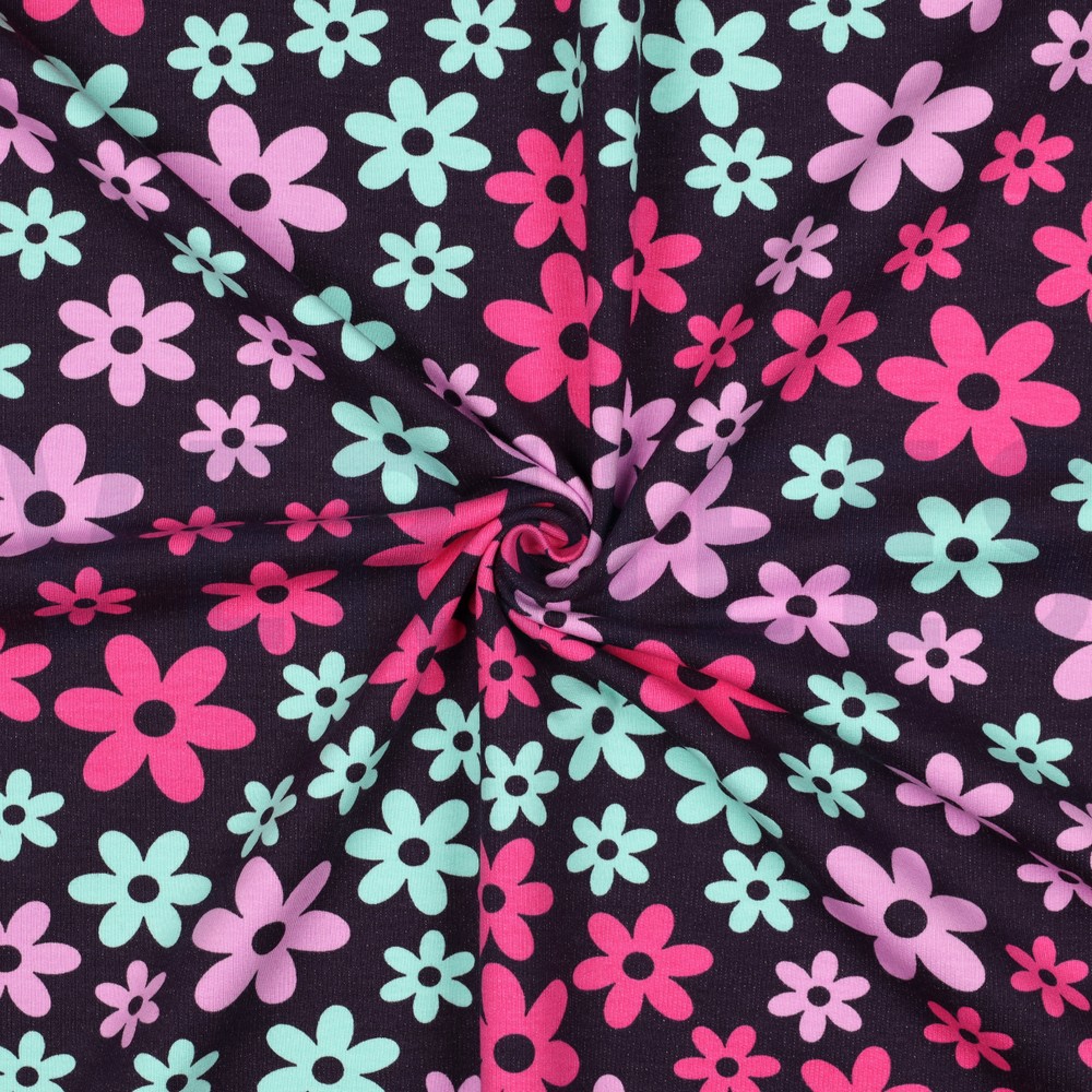 SOFT SWEAT FLEURS ANTHRACITE #7