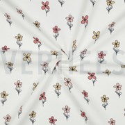 WAFELJERSEY BLOEMEN BORDEAUXROOD (thumbnail) #3