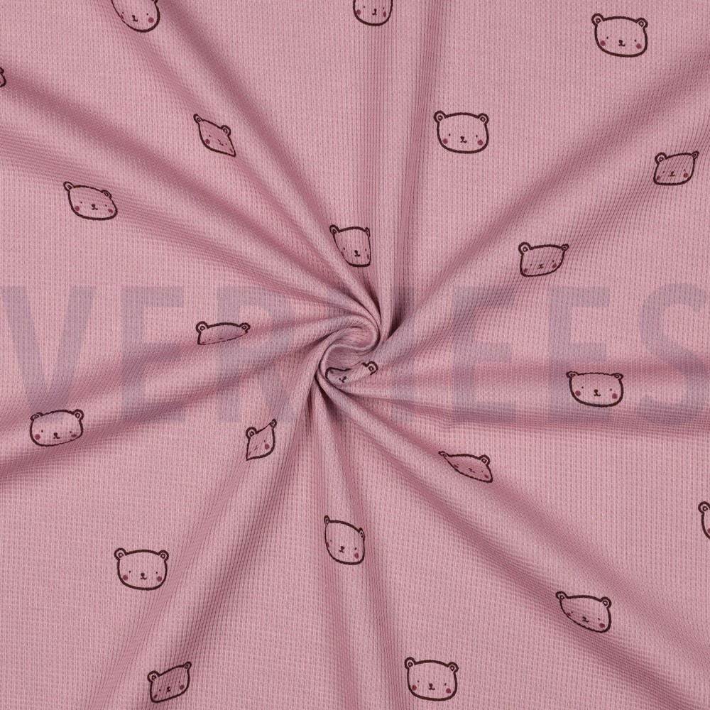 WAFFELJERSEY BÄREN MAUVE #7