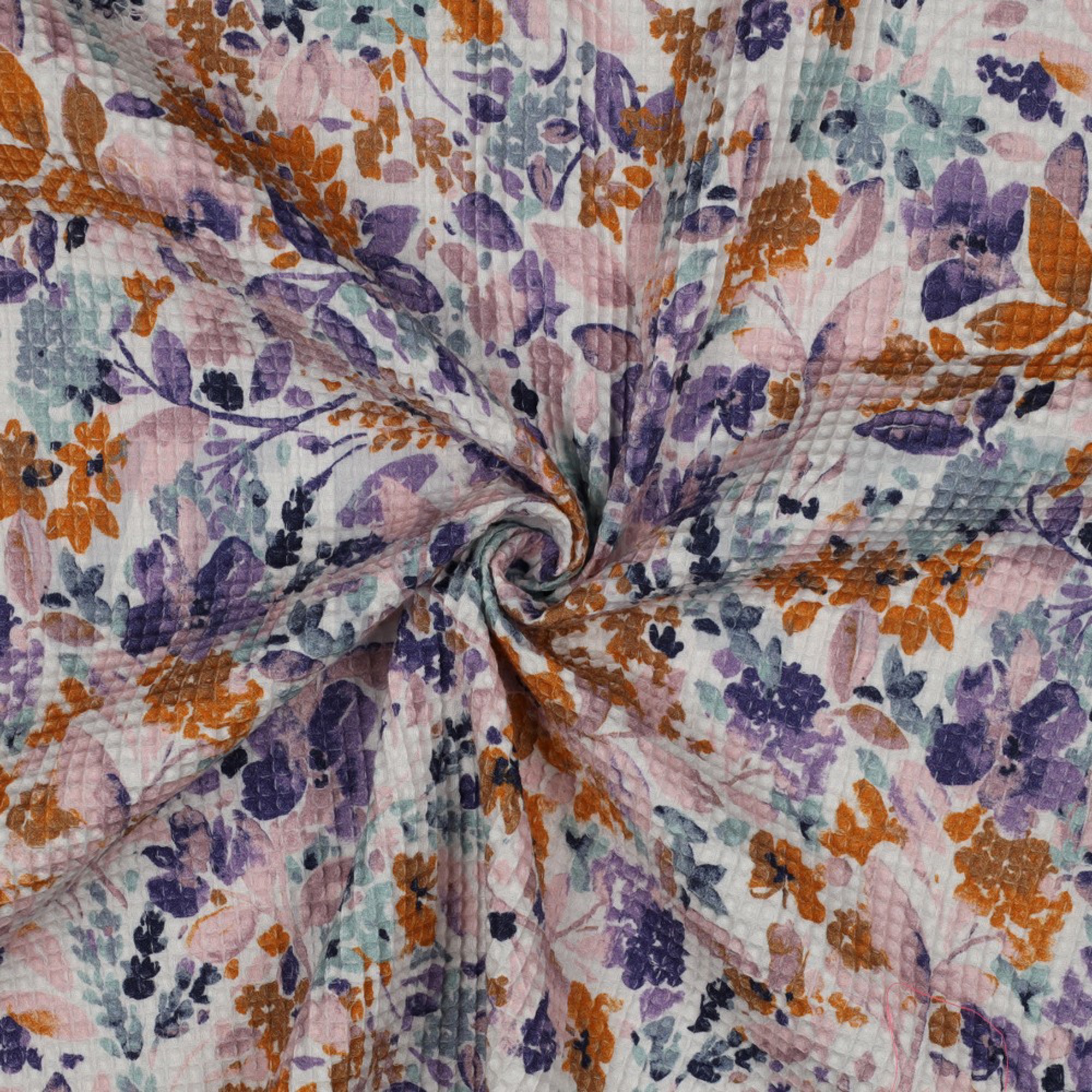 WAFFLE DIGITAL FLOWERS WHITE (high resolution) #3