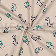 FLANELL DINOSAURIER BEIGE (thumbnail) #3
