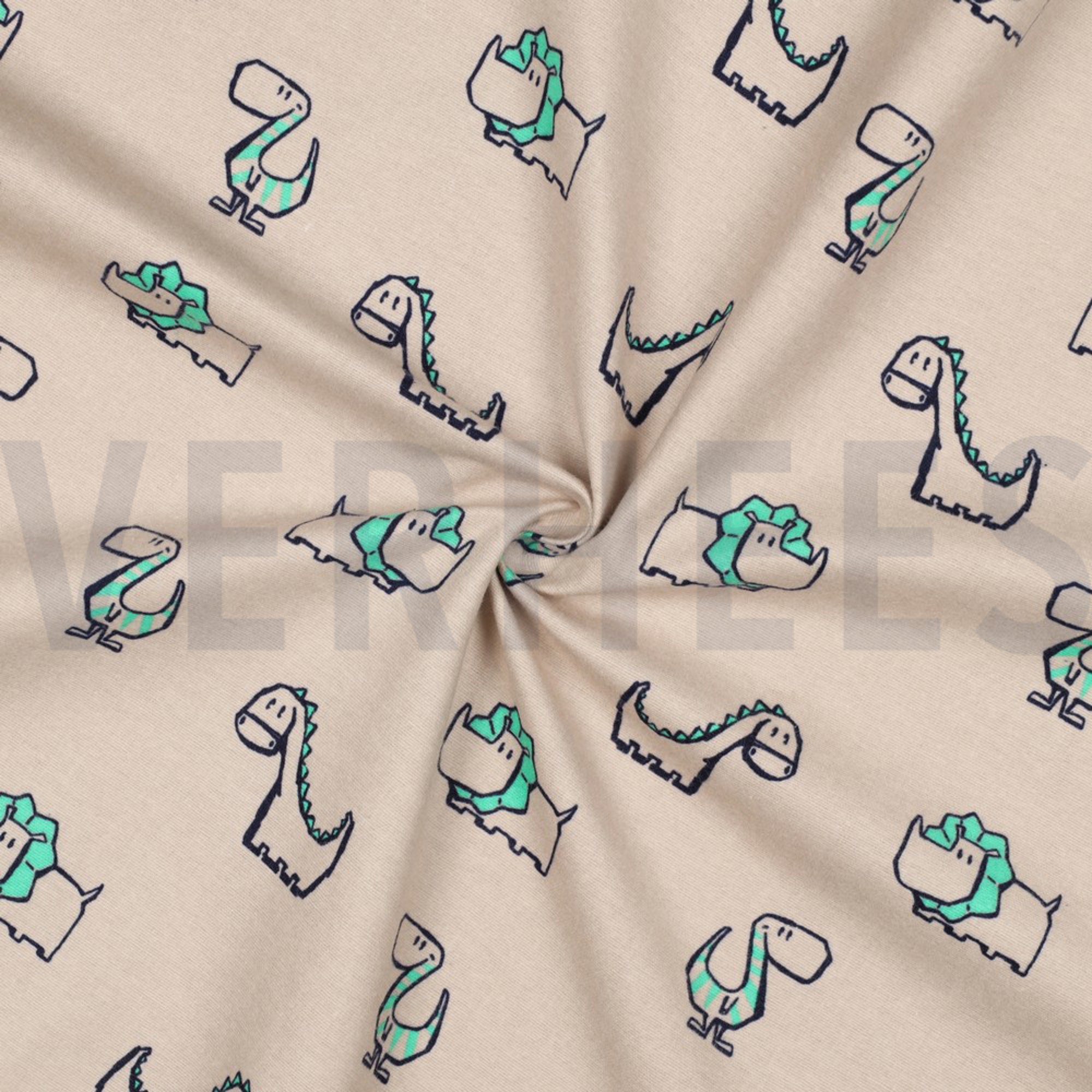 FLANELL DINOSAURIER BEIGE (high resolution) #3