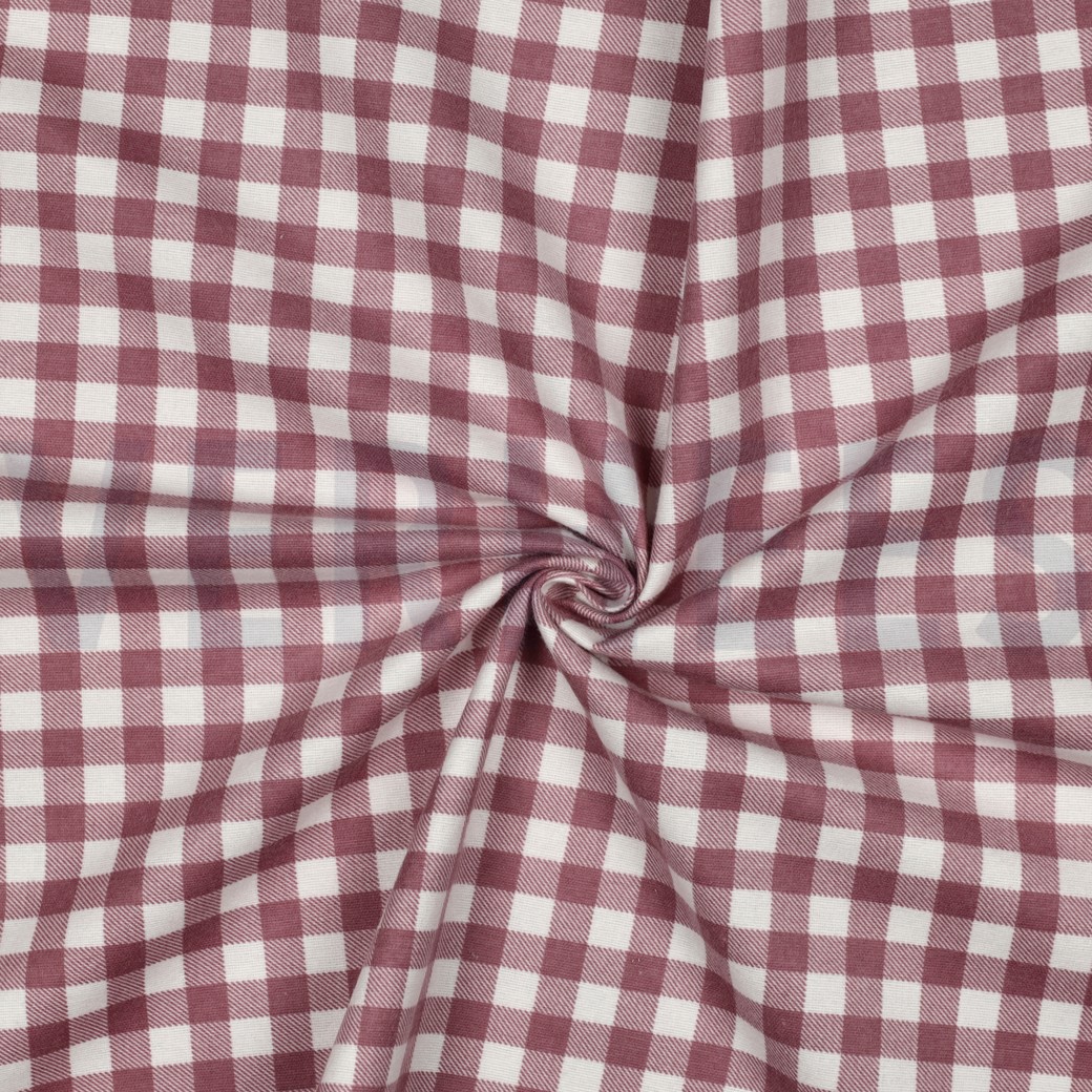 FLANEL RUITEN MAUVE #7
