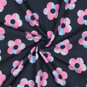 SOFTSHELL DIGITAL FLEURS BLEU MARINE (thumbnail) #3