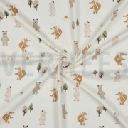 JERSEY DIGITAL FOREST ANIMALS WHITE (thumbnail) #3