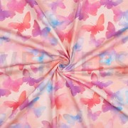 JERSEY DIGITAL PAPILLONS ROSE CLAIR (thumbnail) #3